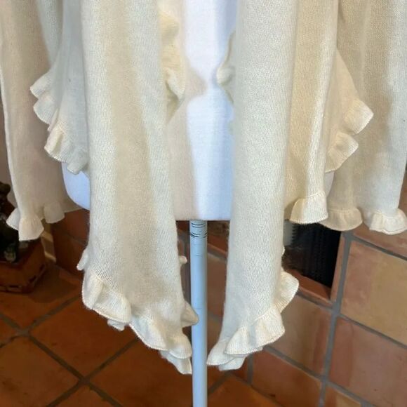 Investments Fine Cashmere open cardigan, size S/M - Picture 3 of 9